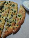 Keto Garlic Bread with almond flour   نان سیر با آرد بادام