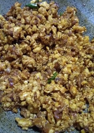 A picture of Egg bhurji.