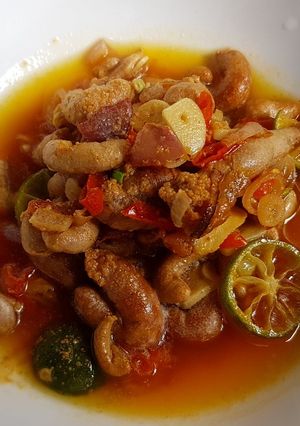 Foto resep Tumis Telor Ikan Biawan Asin