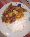 Olluquito con carne