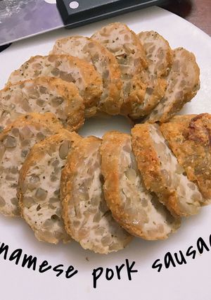 Hình của món Chả bì.