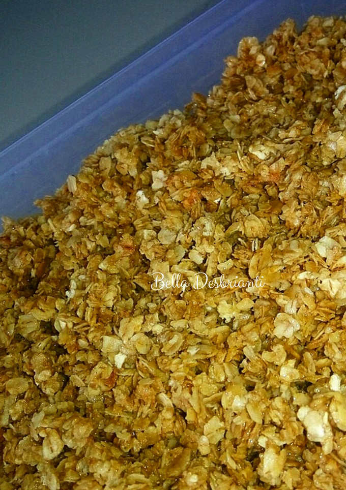 Foto resep Granola 1350 kalori TANPA OVEN