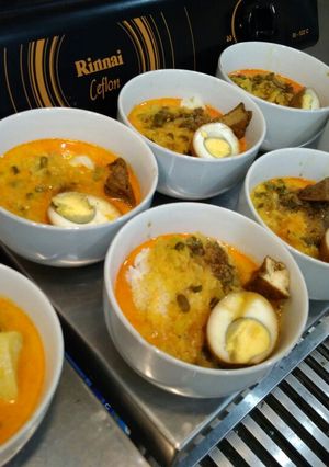 Foto resep Lontong sayur semur tahu