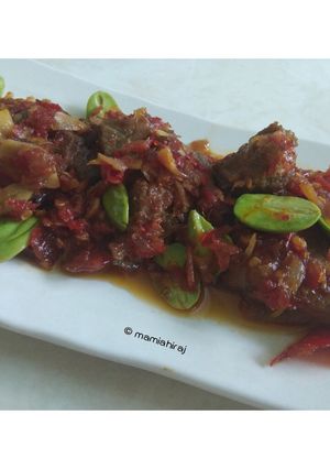 Foto resep Dendeng basah balado