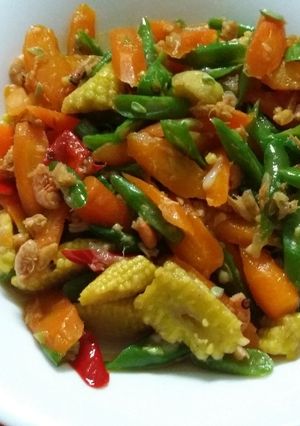Foto resep Oseng Ebi Wortel Buncis