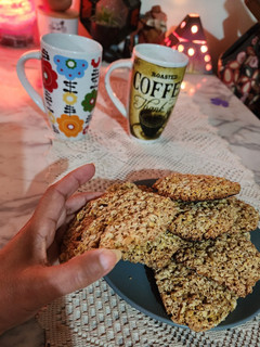 Una foto de Galletitas de avena y vainilla