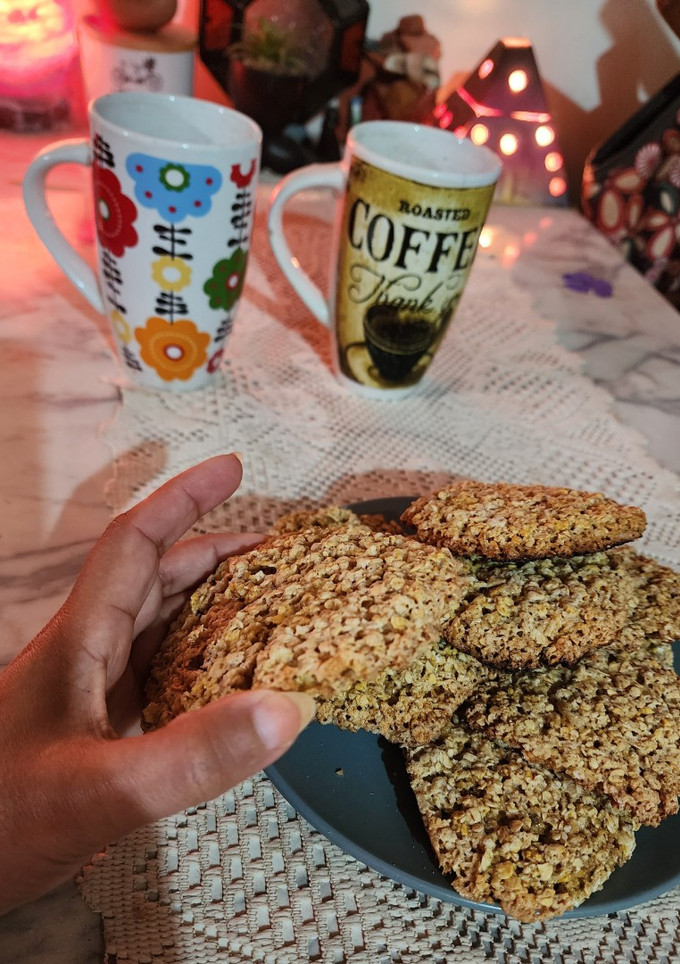 Una foto de Galletitas de avena y vainilla