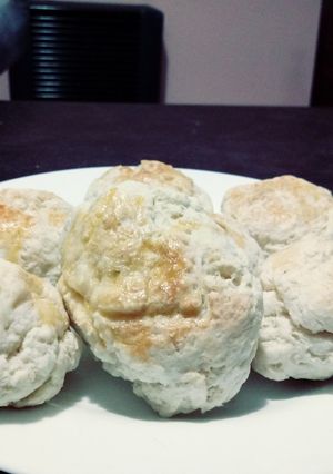 Una foto de Pancitos de queso sin levadura