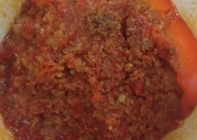 makanan Bumbu nasi goreng yang Lezat