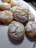 Cookies craqueladas de limón (versión sin tacc)