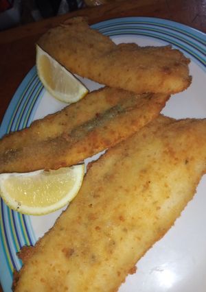 Una foto de Filet de pejerrey fritos