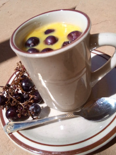 Custard da grape ainihin hoton girkin