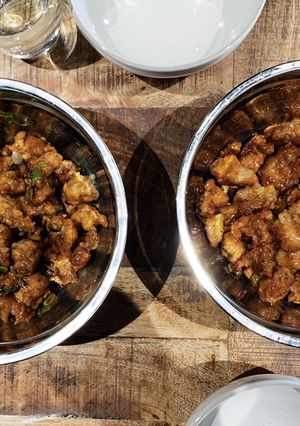 A picture of Radha’s Chilli Chicken PopCorn.