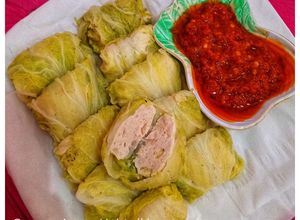 Foto resep Somay Ayam Kubis Cocol Sambel