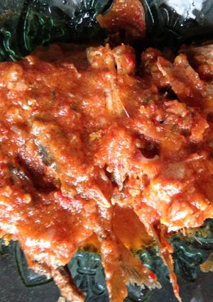 Foto resep Ikan pindang bumbu merah simple