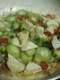 Tumis oyong with tahu
