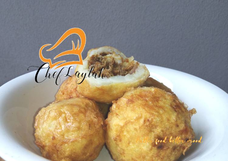 Recipe of Super Quick Homemade Loaded Yam balls