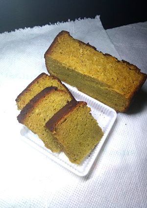 A picture of Overripe plantain cake.