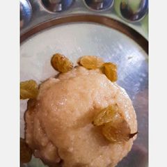 A picture of Churma ladoo jaggery.