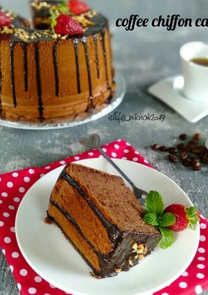 Foto resep Coffee chiffon cake