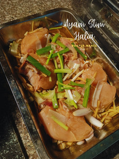 Gambar Ayam Stim Halia Diet Style