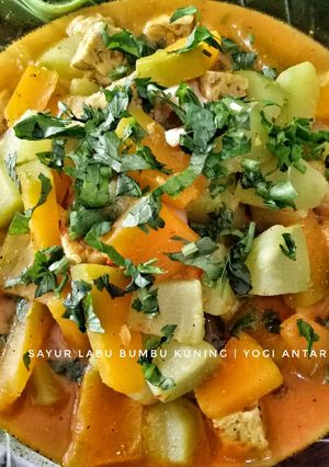 Foto resep Sayur Labu Bumbu Kuning
