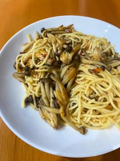 Foto resep Spaghetti Aglio Olio Jamur Shimeji