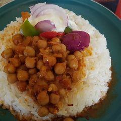 Chickpea curry A picture of Chickpea curry.