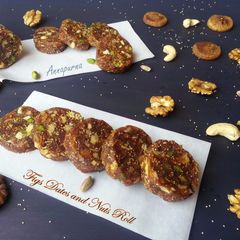 A picture of Dried  Figs  Dates  and Nuts Roll.