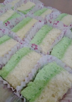 Foto resep Bolu Pandan Kukus, cuma 1 Telur Ekonomis, bisa buat jualan