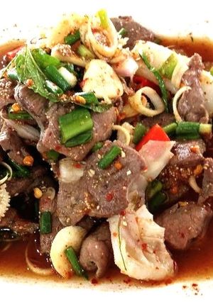 รูปของ ลาบตับหมู