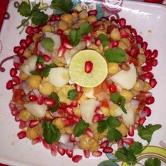 A picture of Boil Chana Chat.