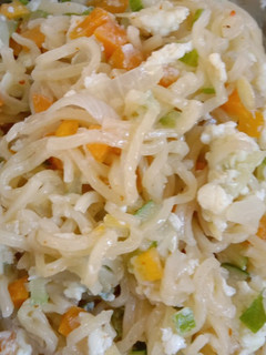 A picture of Indomie noodles.