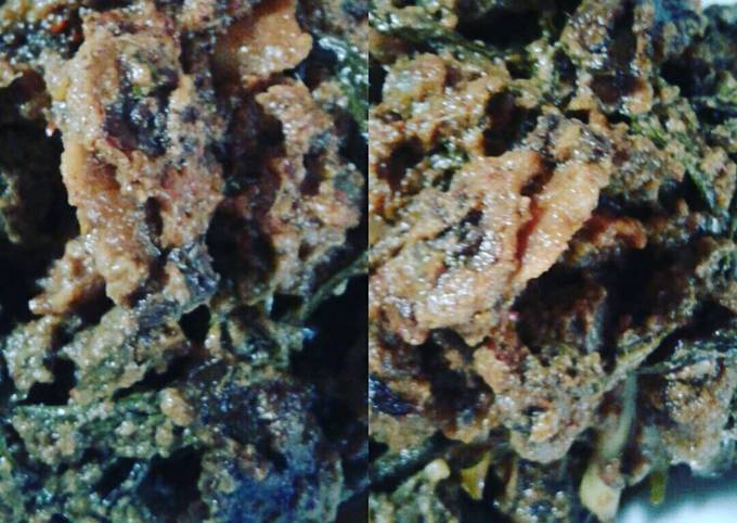 Rendang lokan(kerang)+pakis pedas gurih