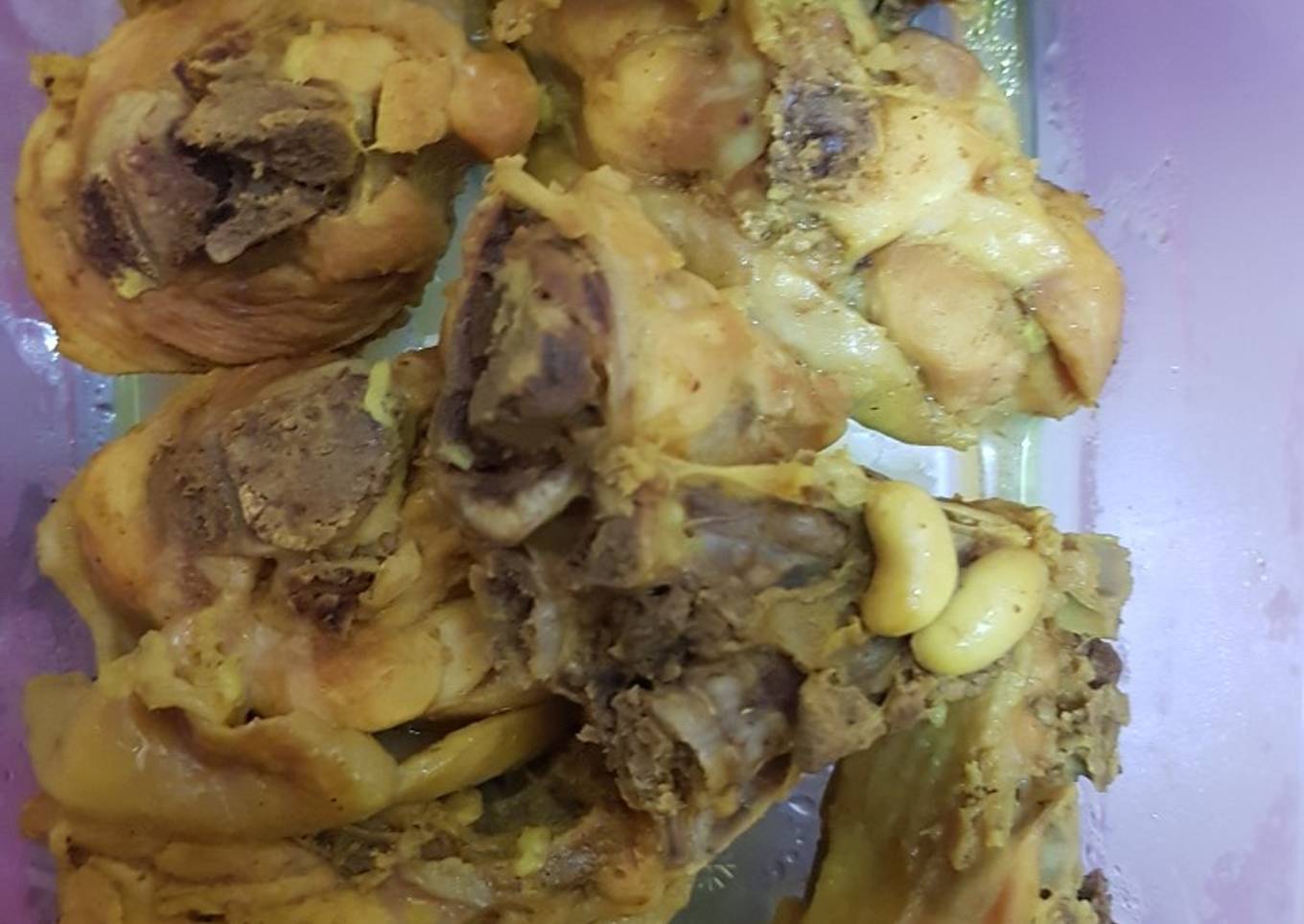 Ayam ungkep bumbu racik (praktis dan enak)