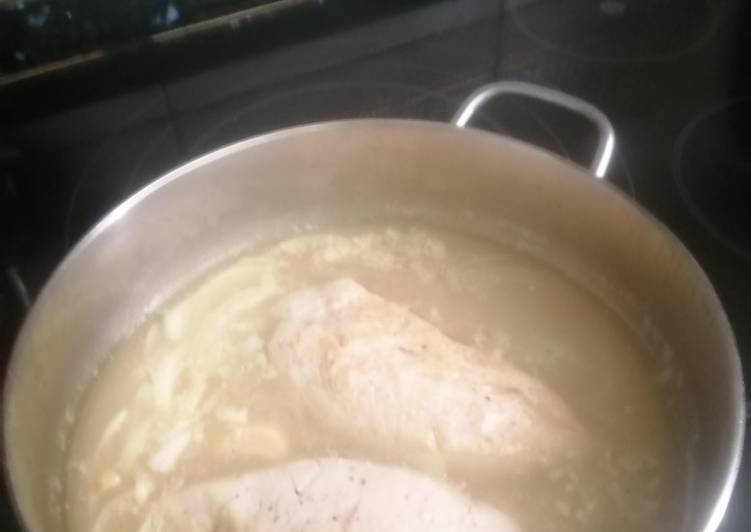 Solomillo de pavo marinado en salsa