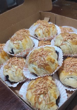 Foto resep Croissant mini isi pisang coklat