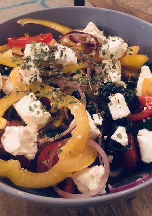 A picture of Greek salad 🥗.