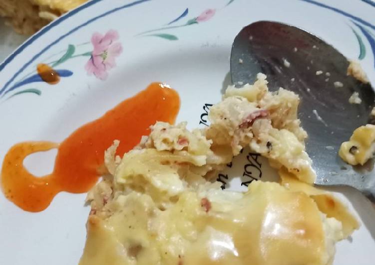 Rahasia Menyiapkan Macaroni Schotel yg Cheesy bingitss favorite serumah! 😍😋👍, Enak Banget