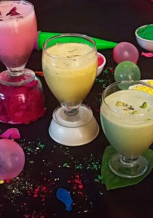 A picture of Assorted Thandai with Thandai mix.