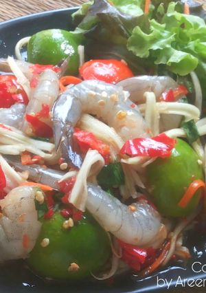 รูปของ ส้มตำกุ้งสด