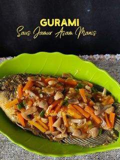 Foto resep Gurami Saus Jamur Asam Manis