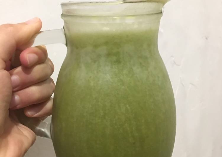 Masakan Unik Banana Wheatgrass Smoothie Gurih Mantul