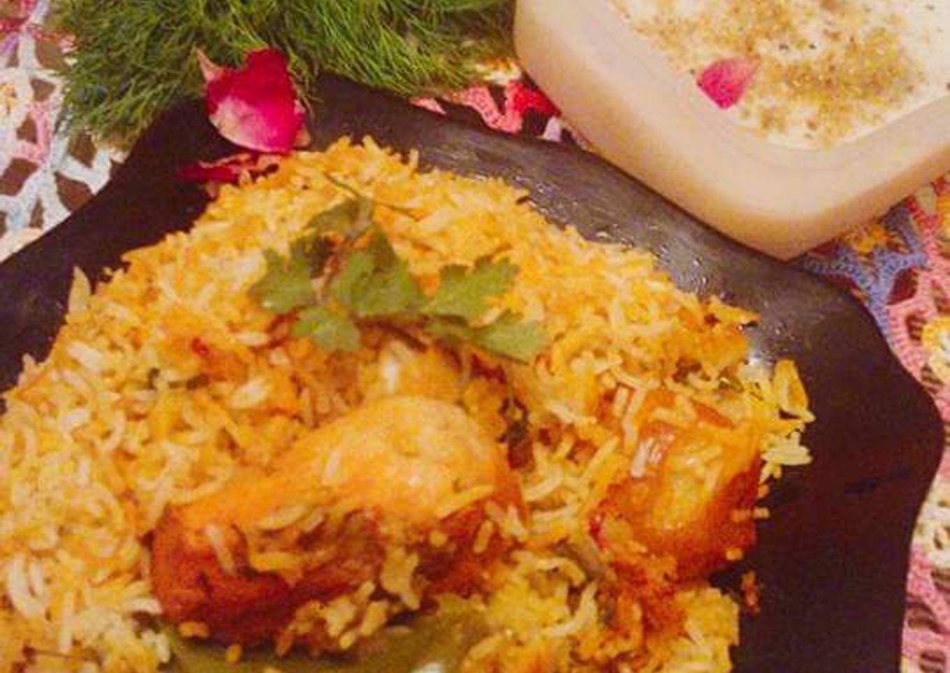 Kacchi Biryani.    Cuisine: Bangladeshi