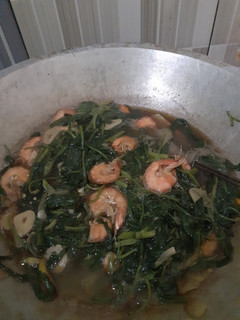 Foto resep Oseng kangkung udang