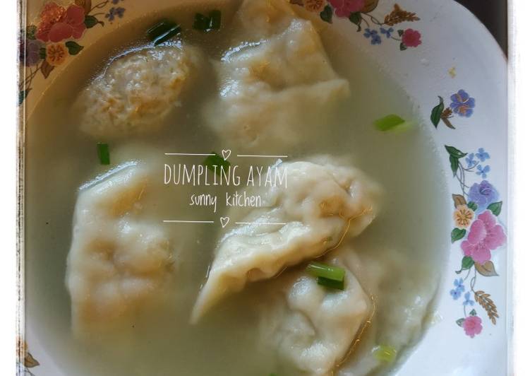 Bagaimana Membuat Dumpling ayam simple, Sempurna