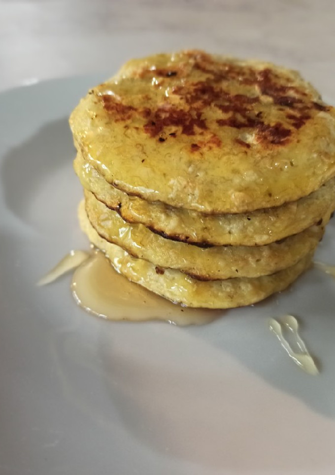 Una foto de Hotcakes o crepes de avena y coco (para 1)