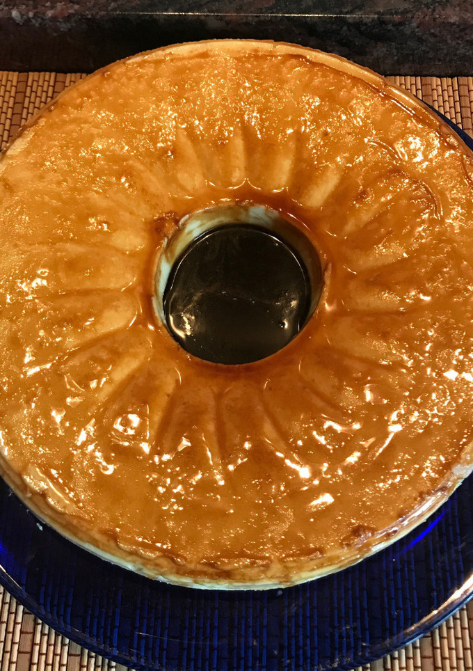 Una foto de Flan de limón y leche condensada