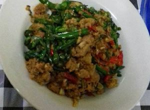 Foto resep Tumis oncom bunga genjer