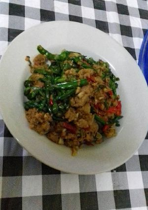 Foto resep Tumis oncom bunga genjer